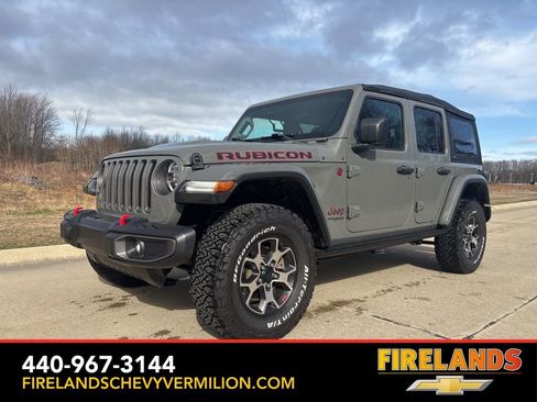 Used 2021 Jeep Wrangler Unlimited Rubicon w/ LED Lighting Group AWD/4WD image 1