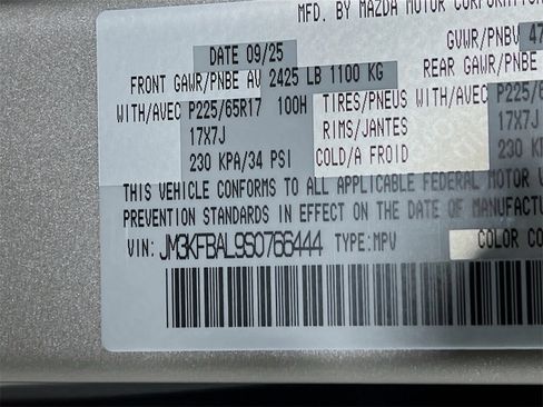 New 2025 MAZDA CX-5 AWD 2.5 S image 24