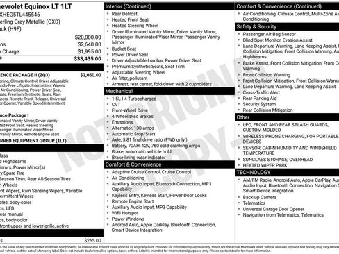 New 2026 Chevrolet Equinox LT w/ Convenience Package II FWD image 4