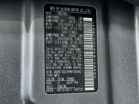 Used 2023 Nissan Rogue Platinum w/ Platinum Premium Package FWD image 12