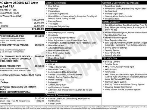 Used 2025 GMC Sierra 2500 SLT w/ SLT Convenience Package AWD/4WD image 7