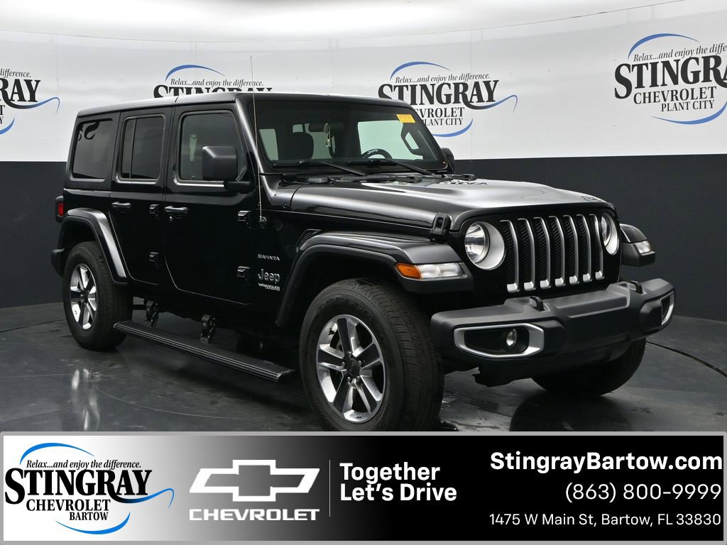 Used 2021 Jeep Wrangler Unlimited Sahara AWD/4WD image 1