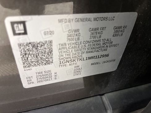 Used 2021 Chevrolet Tahoe High Country w/ Premium Package image 37