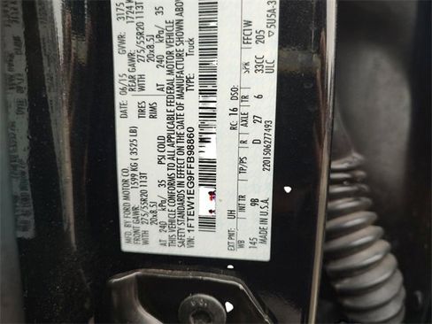 Used 2015 Ford F150 Platinum w/ Trailer Tow Package image 37