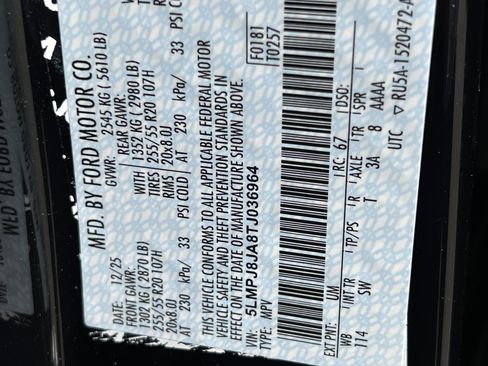 New 2026 Lincoln Nautilus Premier w/ Jet Appearance Package image 29