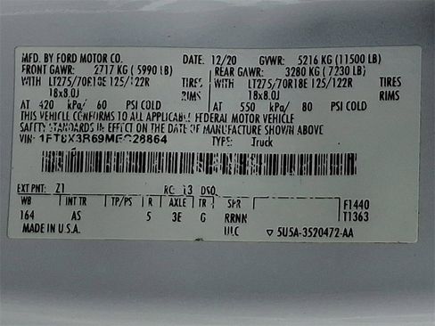 Certified 2021 Ford F350 XL w/ Power Equipment Group image 29
