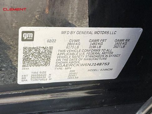 Used 2022 Buick Enclave Premium w/ Surround and Sites Package FWD image 31