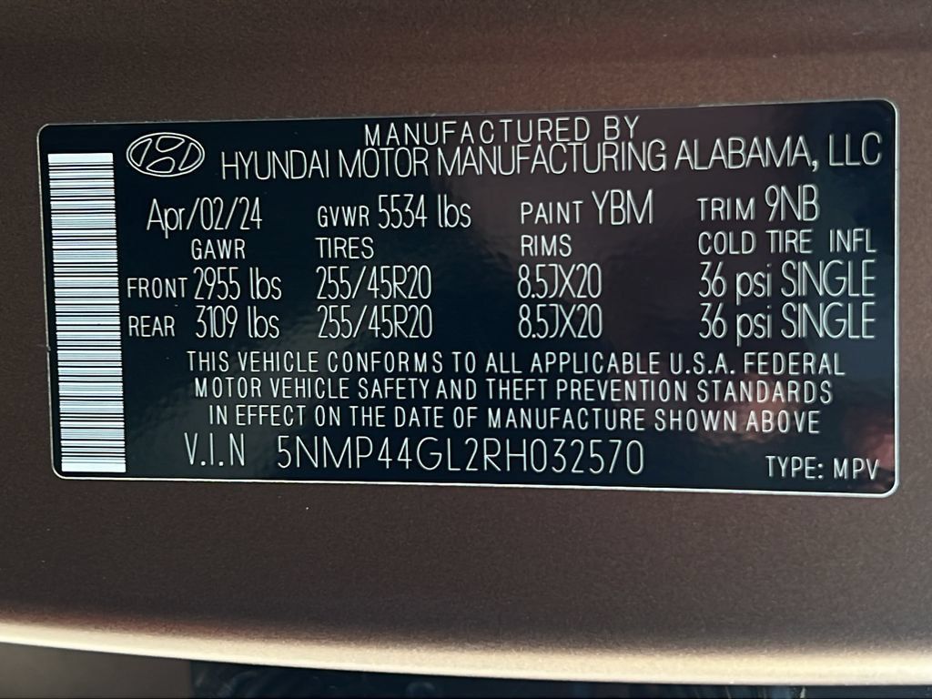 Used 2024 Hyundai Santa Fe Limited FWD image 25
