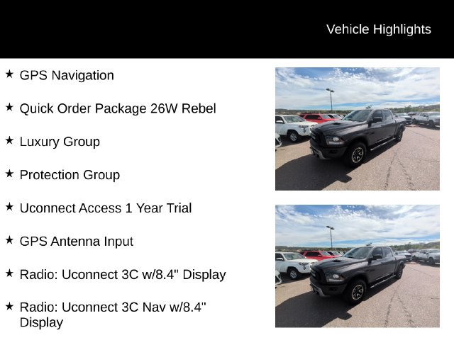 Used 2017 RAM 1500 Rebel w/ Luxury Group AWD/4WD image 8