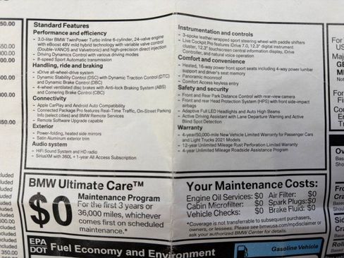 Used 2021 BMW X6 xDrive40i w/ Executive Package 2 image 4