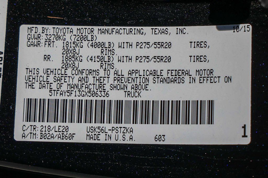 Used 2016 Toyota Tundra Platinum AWD/4WD image 35