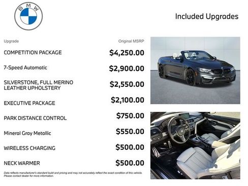 Used 2018 BMW M4 Convertible w/ Competition Package image 4