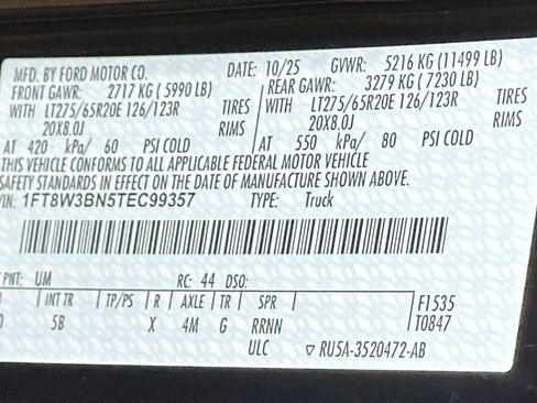New 2026 Ford F350 Lariat w/ Black Appearance Package AWD/4WD image 49