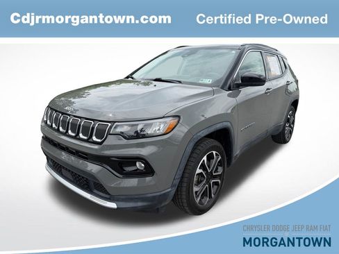Certified 2022 Jeep Compass Limited w/ Sun and Sound Group AWD/4WD image 1