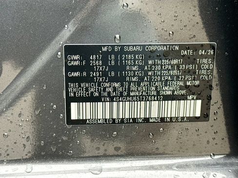 New 2026 Subaru Crosstrek 2.5i Wilderness w/ Crosstrek Mirror Package AWD/4WD image 42
