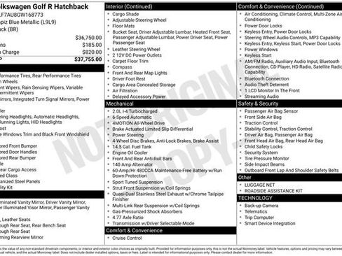 Used 2016 Volkswagen Golf R 4-Door image 17