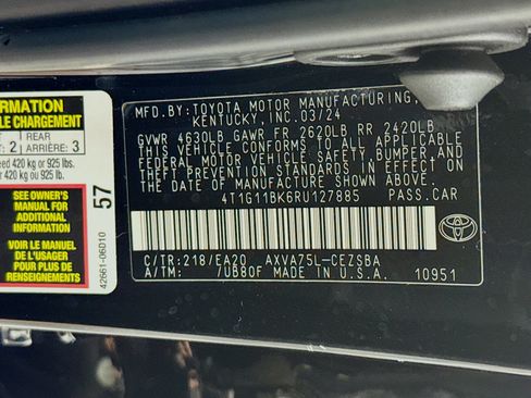 Used 2024 Toyota Camry SE w/ Cold Weather Package image 38