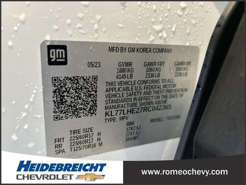 Used 2024 Chevrolet Trax LT w/ Driver Confidence Package FWD image 8