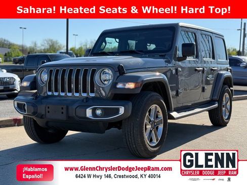 Used 2018 Jeep Wrangler Unlimited Sahara w/ Cold Weather Group AWD/4WD image 1