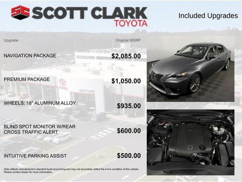 Used 2014 Lexus IS 250 w/ Navigation Package RWD image 4