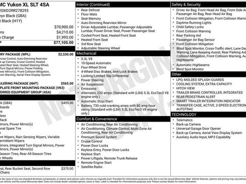 Used 2024 GMC Yukon XL SLT w/ SLT Luxury Package AWD/4WD image 6