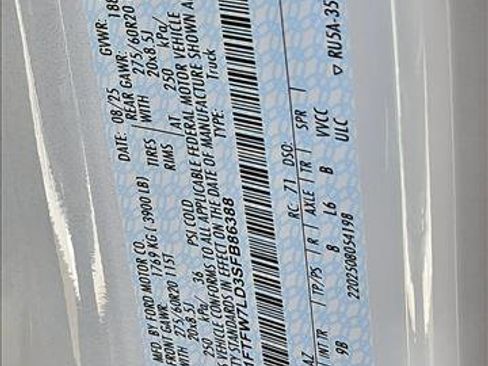 New 2025 Ford F150 Platinum w/ Equipment Group 702A High image 18