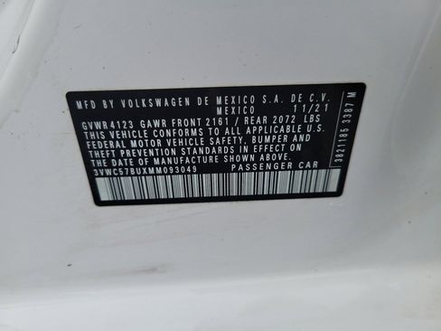 Certified 2021 Volkswagen Jetta S w/ Driver Assistance Package image 38