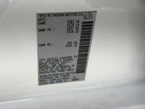 Used 2023 Nissan Altima 2.5 SR FWD image 23