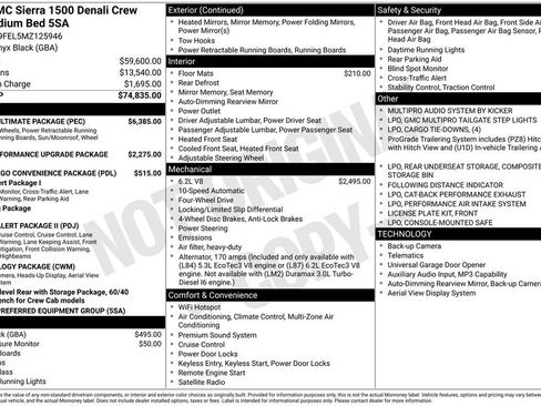 Used 2021 GMC Sierra 1500 Denali w/ Denali Ultimate Package AWD/4WD image 6