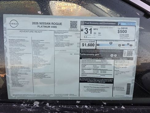 New 2026 Nissan Rogue Platinum w/ Platinum Premium Package image 31