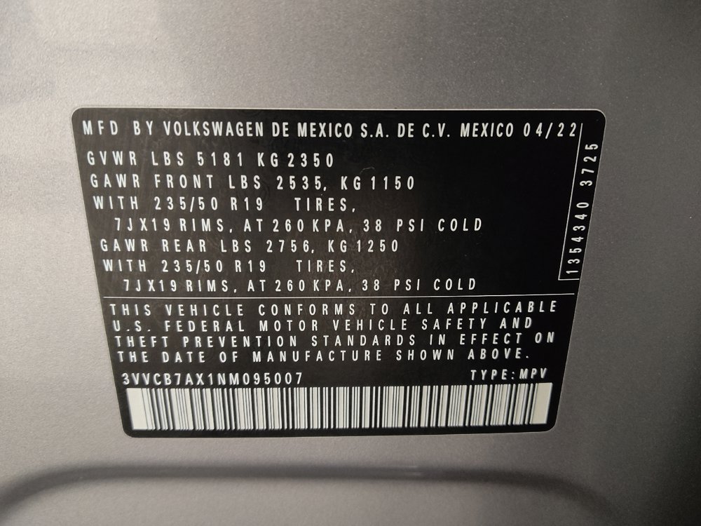 Used 2022 Volkswagen Tiguan SE R-Line FWD image 33