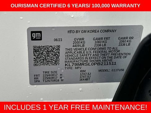 Used 2023 Chevrolet TrailBlazer LT w/ Convenience Package AWD/4WD image 31