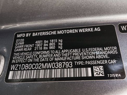 Used 2021 Toyota Supra Premium w/ Driver Assist Package RWD image 16