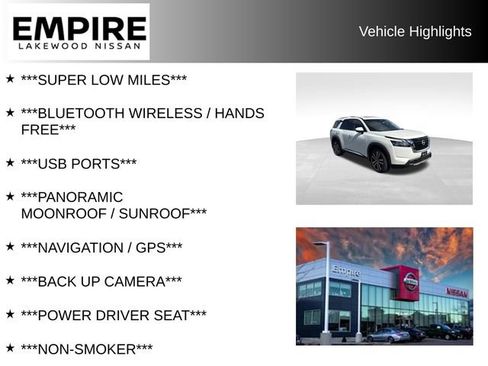 Used 2024 Nissan Pathfinder Platinum AWD/4WD image 2