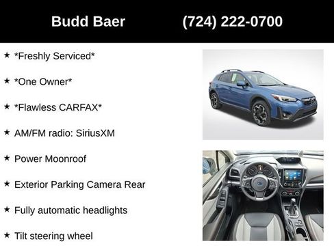 Certified 2023 Subaru Crosstrek 2.5i Limited w/ Moonroof Package image 8