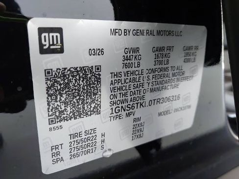 New 2026 Chevrolet Tahoe High Country AWD/4WD image 34