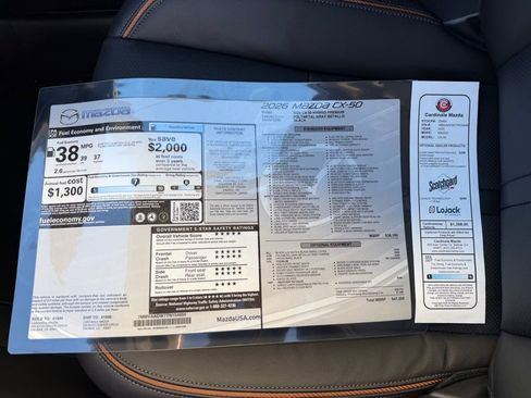 New 2026 MAZDA CX-50 AWD 2.5 Hybrid w/ Weather Package image 34