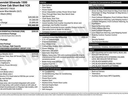 Used 2023 Chevrolet Silverado 1500 Custom w/ LPO, Dark Essentials Package image 28