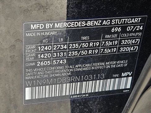 Certified 2024 Mercedes-Benz EQB 350 4MATIC SUV image 24