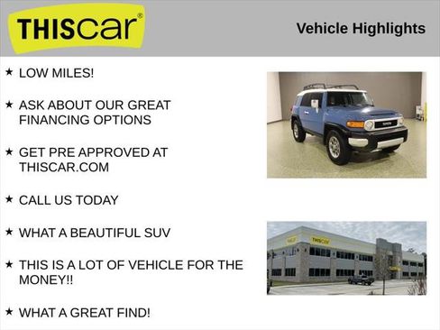 Used 2012 Toyota FJ Cruiser 2WD w/ Convenience Pkg image 9