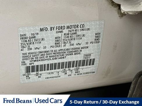 Used 2020 Ford Explorer XLT AWD/4WD image 37