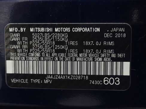 Used 2019 Mitsubishi Outlander GT AWD/4WD image 33