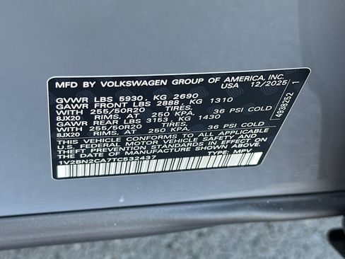 New 2026 Volkswagen Atlas SEL AWD/4WD image 26