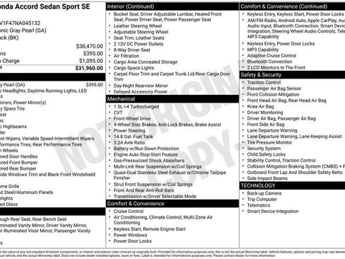 Used 2022 Honda Accord Sport Special Edition image 8