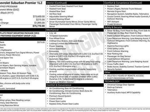 Used 2023 Chevrolet Suburban Premier AWD/4WD image 36