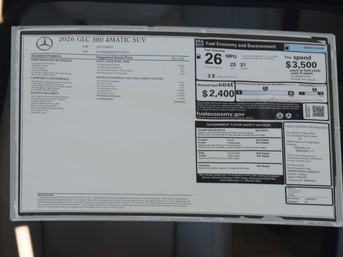 New 2026 Mercedes-Benz GLC 300 4MATIC image 35