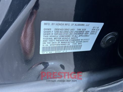 Used 2019 Honda Pilot Touring image 38