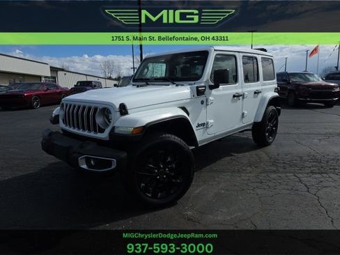 Used 2025 Jeep Wrangler Sahara 4xe w/ Safety Group image 1