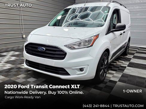 Used 2020 Ford Transit Connect XLT w/ Trailer Tow Package FWD image 1
