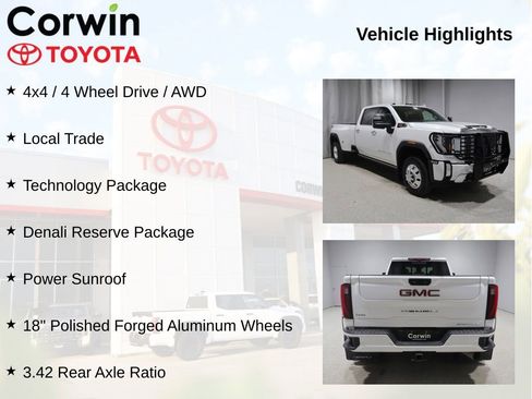 Used 2024 GMC Sierra 3500 Denali w/ Denali Reserve Package AWD/4WD image 11